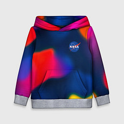 Толстовка-худи детская Nasa gradient sportcolor, цвет: 3D-меланж