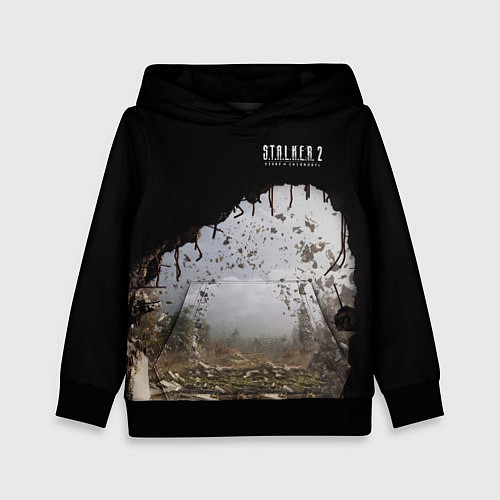 Детская толстовка STALKER 2 выход из тоннеля / 3D-Черный – фото 1