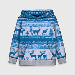Детская толстовка Синие олени