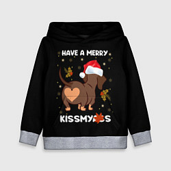 Толстовка-худи детская Have a merry kissmyass, цвет: 3D-меланж