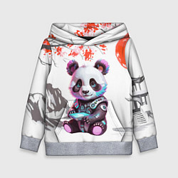 Толстовка-худи детская Funny panda - China, цвет: 3D-меланж