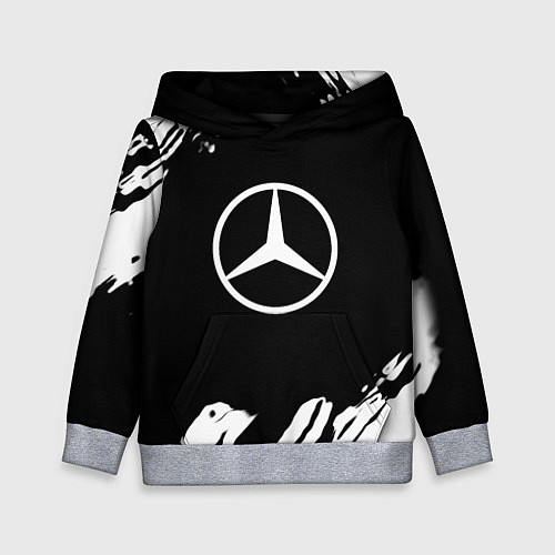 Детская толстовка Mercedes benz краски спорт / 3D-Меланж – фото 1