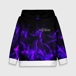 Детская толстовка Dantes Inferno flame neon