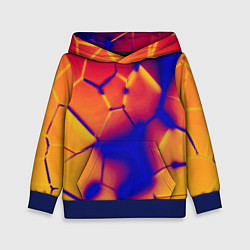 Детская толстовка Плиты разломы сепия негатив