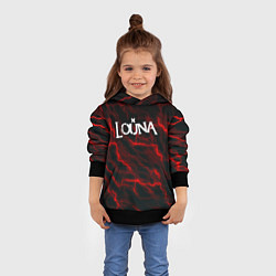 Толстовка-худи детская Louna storm рок группа, цвет: 3D-черный — фото 2