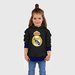 Толстовка-худи детская Real madrid fc club, цвет: 3D-синий — фото 2