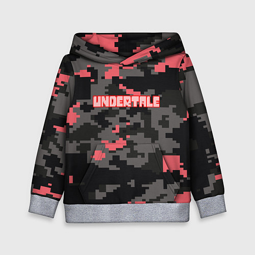 Детская толстовка Undertale текстура гейм / 3D-Меланж – фото 1