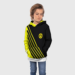 Толстовка-худи детская Borussia sport line uniform, цвет: 3D-белый — фото 2