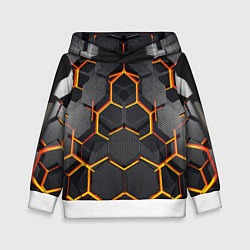 Детская толстовка Нано соты шестиугольник