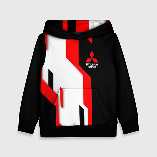 Детская толстовка Mitsubishi red uniform / 3D-Черный – фото 1