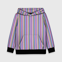 Детская толстовка Разноцветные яркие полосы