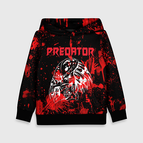 Детская толстовка Predator blood / 3D-Черный – фото 1