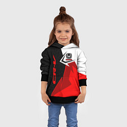 Толстовка-худи детская Honda CR-V - sport uniform, цвет: 3D-черный — фото 2