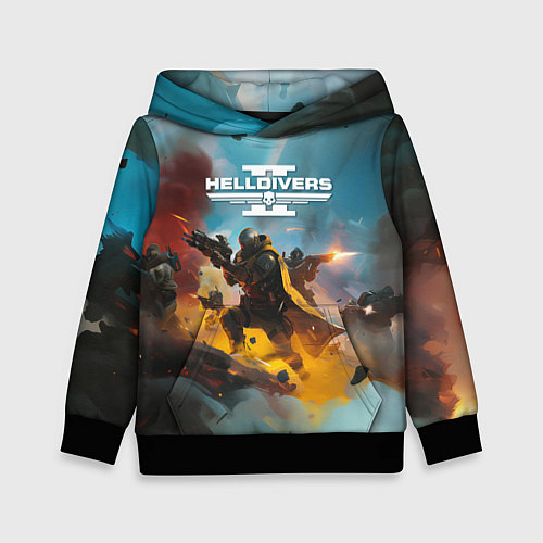 Детская толстовка Helldivers 2: Art / 3D-Черный – фото 1