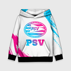 Толстовка-худи детская PSV neon gradient style, цвет: 3D-черный