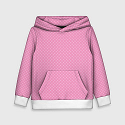 Детская толстовка Розовый паттерн сеточка