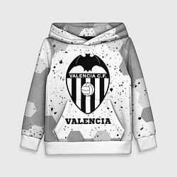 Толстовка-худи детская Valencia sport на светлом фоне, цвет: 3D-белый