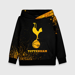 Толстовка-худи детская Tottenham - gold gradient, цвет: 3D-черный