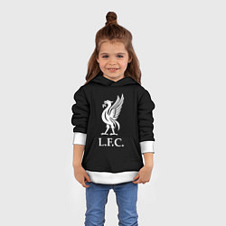 Толстовка-худи детская Liverpool fc club, цвет: 3D-белый — фото 2
