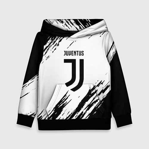 Детская толстовка Juventus краски / 3D-Черный – фото 1
