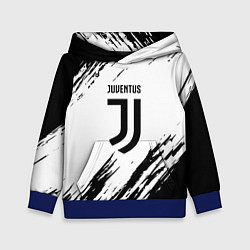 Толстовка-худи детская Juventus краски, цвет: 3D-синий