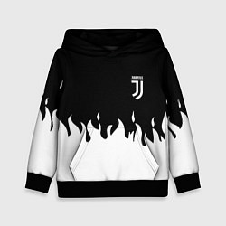 Толстовка-худи детская Juventus fire, цвет: 3D-черный