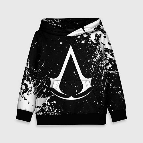 Детская толстовка White logo of assasin / 3D-Черный – фото 1