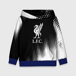 Толстовка-худи детская Liverpool краски, цвет: 3D-синий