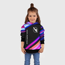 Толстовка-худи детская Chainsaw Man speed anime lights, цвет: 3D-черный — фото 2