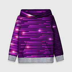 Детская толстовка Светящиеся неоновые лучи
