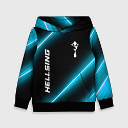 Детская толстовка Hellsing неоновые лампы