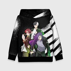 Толстовка-худи детская Ветролом, цвет: 3D-черный