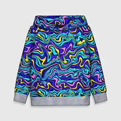 Детская толстовка Psychedelic multicolored pattern
