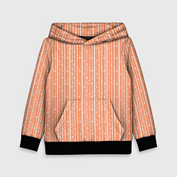 Детская толстовка Оранжевый полосы узоры