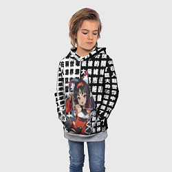 Толстовка-худи детская Nekomiya - Zenless Zone Zero, цвет: 3D-меланж — фото 2