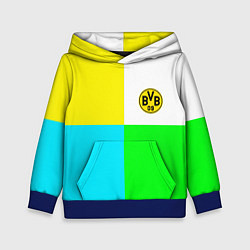 Толстовка-худи детская Borussia color cport, цвет: 3D-синий