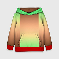 Детская толстовка Фисташковый комбинированный градиент