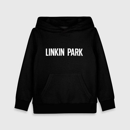 Детская толстовка Linkin park rock white / 3D-Черный – фото 1