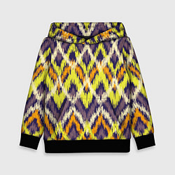 Детская толстовка Разноцветный ромбовидный орнамент