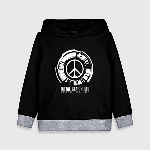Детская толстовка Metal gear solid snake logo / 3D-Меланж – фото 1