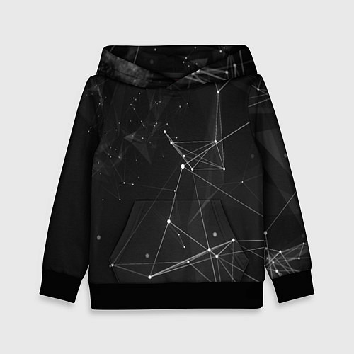 Детская толстовка Плексус чёрный / 3D-Черный – фото 1