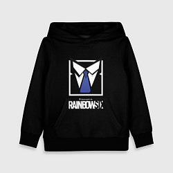 Толстовка-худи детская Ubisoft rainbow six, цвет: 3D-черный