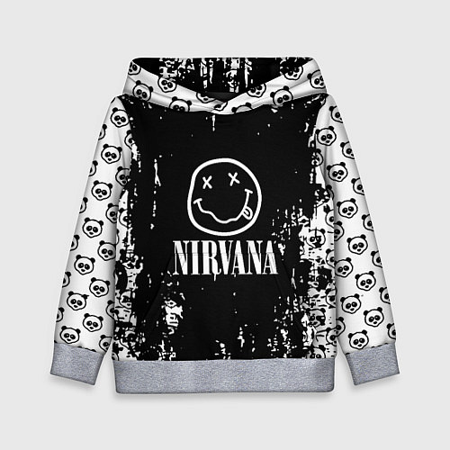 Детская толстовка Nirvana teddy / 3D-Меланж – фото 1