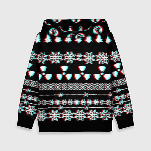 Детская толстовка Stalker glitch game / 3D-Черный – фото 1