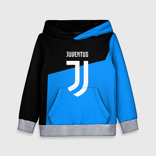 Детская толстовка Ювентус спорт геометрия / 3D-Меланж – фото 1