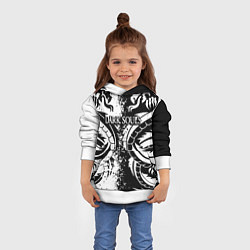 Толстовка-худи детская Darksouls rpg dragon, цвет: 3D-белый — фото 2