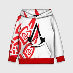 Толстовка-худи детская Assassins Creed wild, цвет: 3D-красный