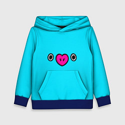 Толстовка-худи детская BT21-Mang, цвет: 3D-синий