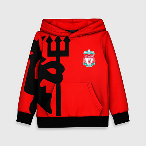 Детская толстовка Liverpool fc sport steel / 3D-Черный – фото 1