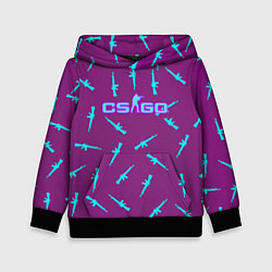 Толстовка-худи детская Contra go, цвет: 3D-черный